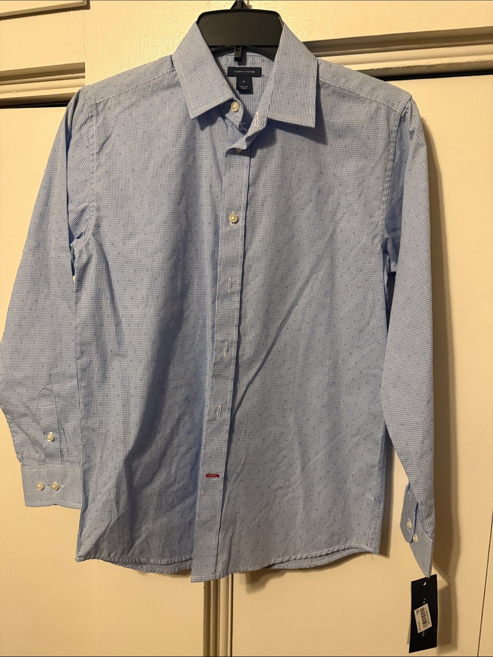 Blue button up shirt